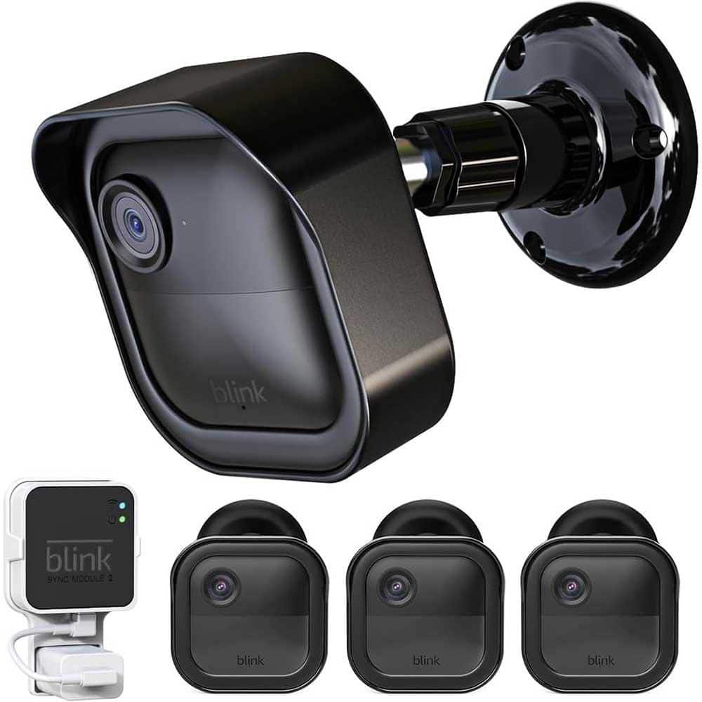 3 Pack Outdoor Camera Housing and 360 Degrees Adjustable Mounting Bracket w