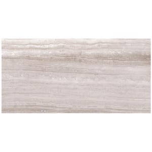 Atlanta Taupe 4 in. x 0.31 in. Polished Porcelain Floor and Wall Tile Sample