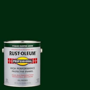 1 gal. High Performance Protective Enamel Gloss Hunter Green Oil-Based Interior/Exterior Industrial Paint (2-Pack)