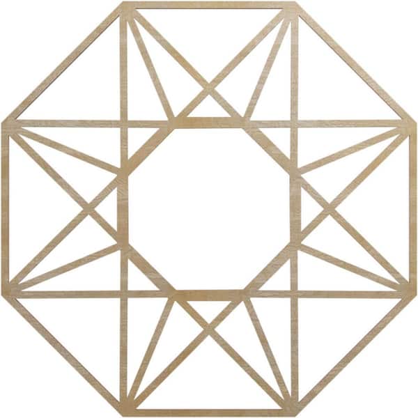 Ekena Millwork 0.25 in. x 26 in. x 26 in. Wood (Birch) Medallion Moulding