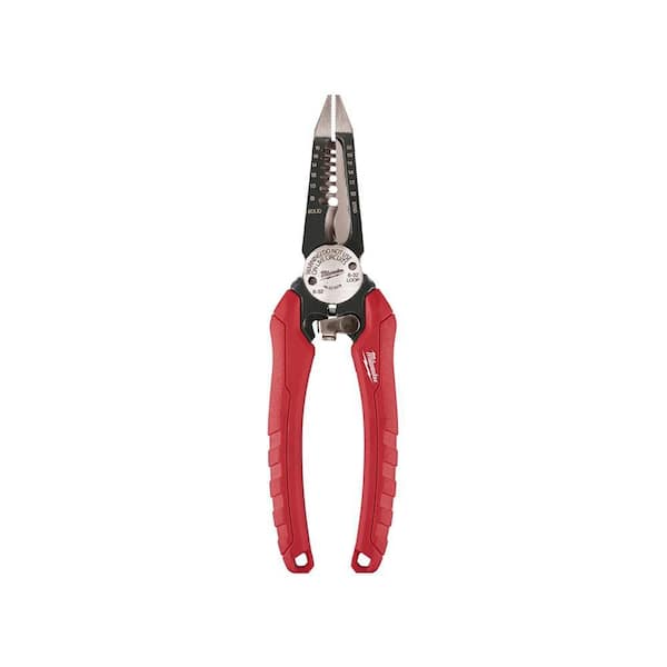 Milwaukee 7.75 in. Combination Electricians 6-in-1 Wire Strippers Pliers