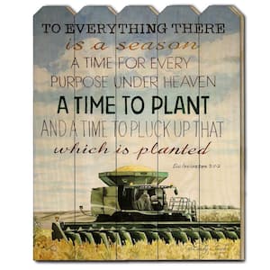Charlie Time to Plant Unframed Graphic Print Typography Art Print 20 in. x 16 in.