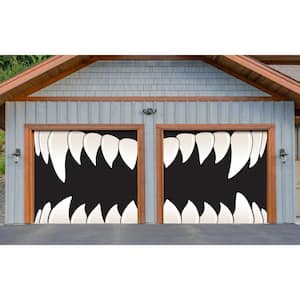 My Door Decor 7 ft. x 16 ft. Happy Halloween Jack-O-Lanterns Garage Door  Decor Mural for Double Car Garage Car Garage 285905HALL-008 - The Home Depot