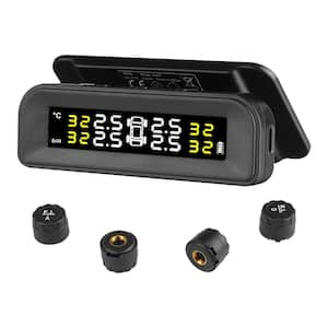 RV Tire Pressure Monitoring System,7.3-87 PSI Trailer TPMS,Universal Wireless Car Alarm System,Waterproof Set