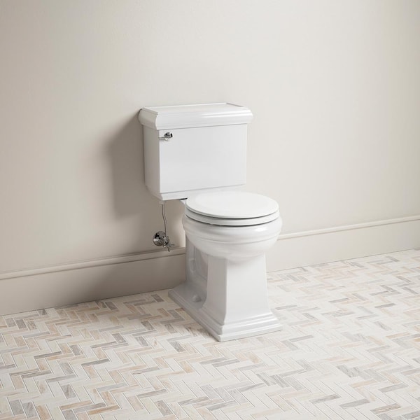 KOHLER Broadwood Round Closed Front Toilet Seat in White