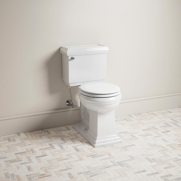Broadwood Round Closed Front Toilet Seat in White (2-Pack)
