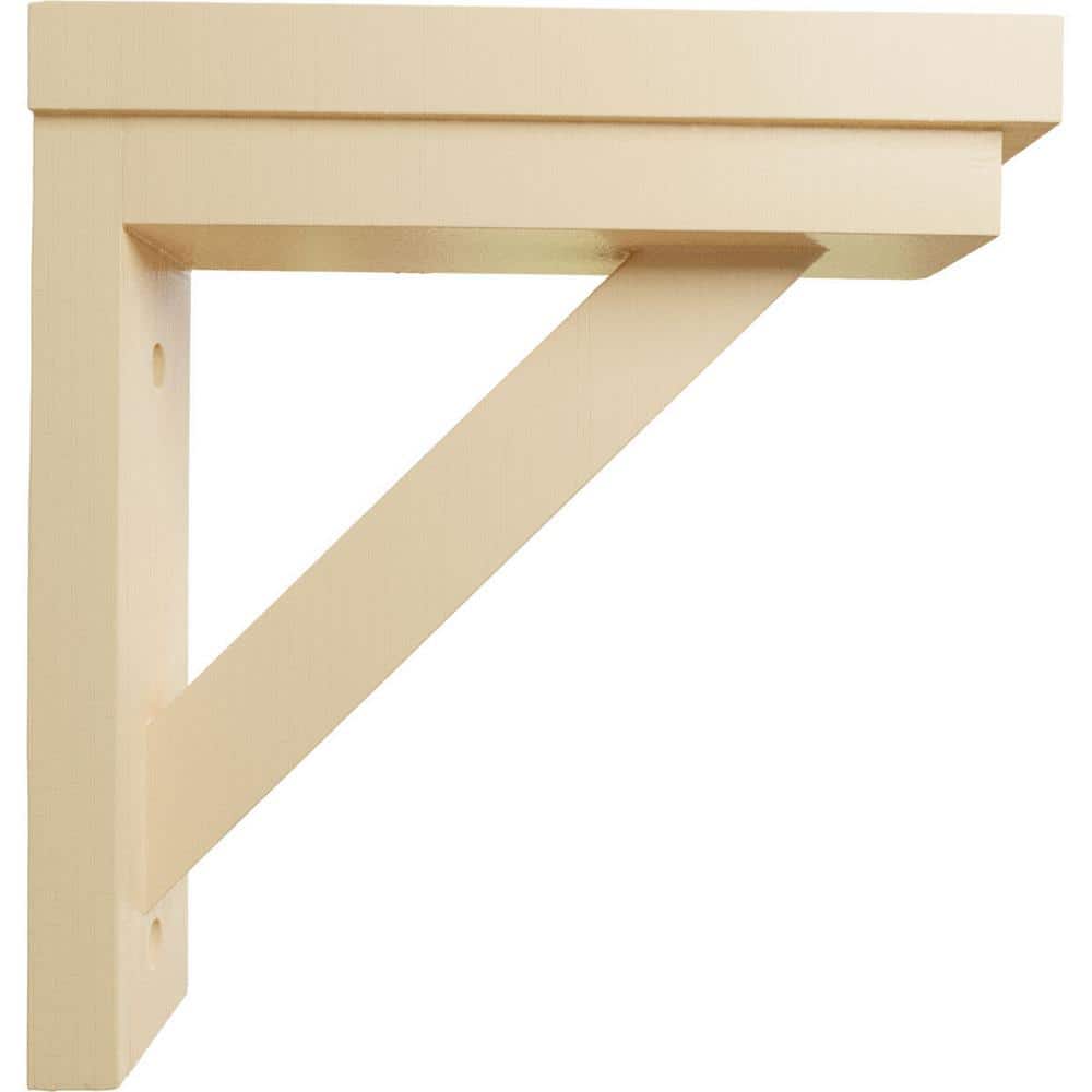 Maple Wood Traditional Shelf Bracket 8.75" x 8.25"