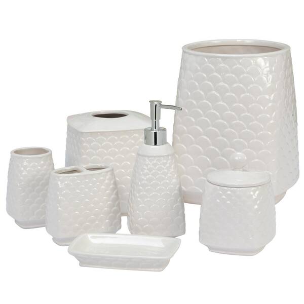 Creative Bath Atlantis 7Piece Bath Accessory Set in Natural ATL07COR