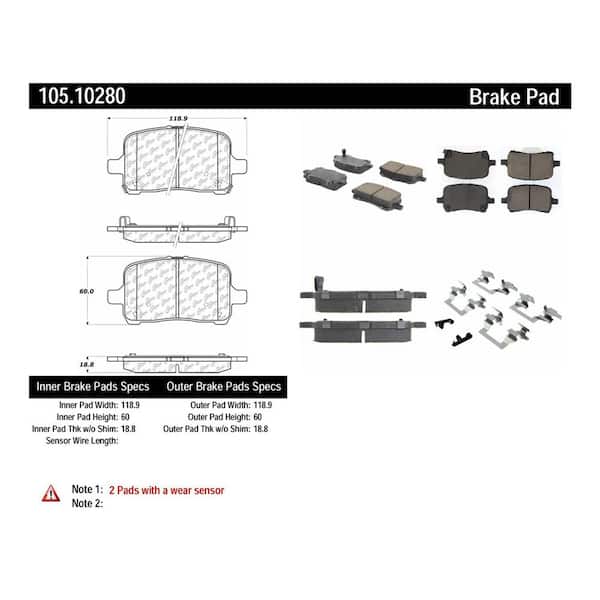 Centric Parts Disc Brake Pad Set