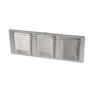 16 in. x 6 in. Rectangular Mill Finish Screen Included Aluminum Soffit Vent