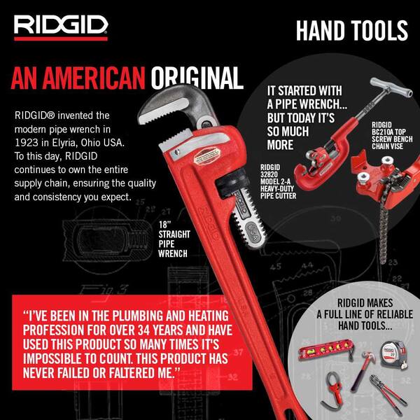 RIDGID 1/8 in. to 2 in. Model 2-A Adjustable Heavy-Duty Pipe