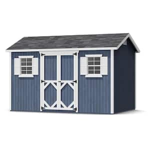 Classic Workshop 8 ft. x 12 ft. Outdoor Wood Storage Shed Precut Kit with Operable Windows and Floor (96 sq. ft.)