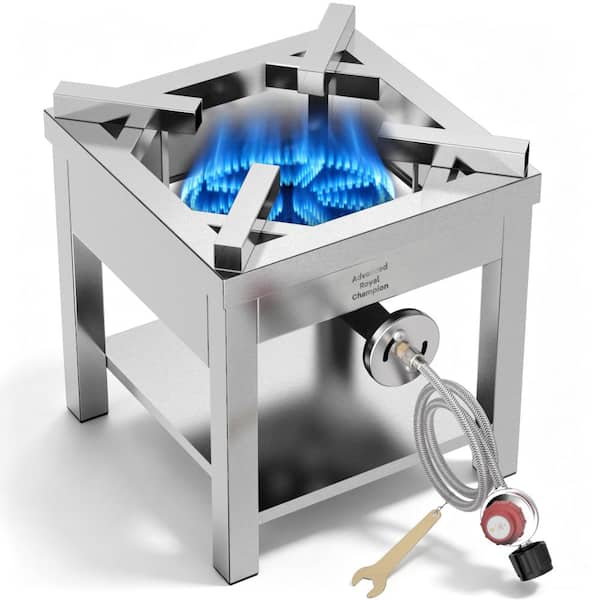 Stainless Steel 200,000 BTU Propane Burner High-Pressure Gas Stove for Outdoor Cooking