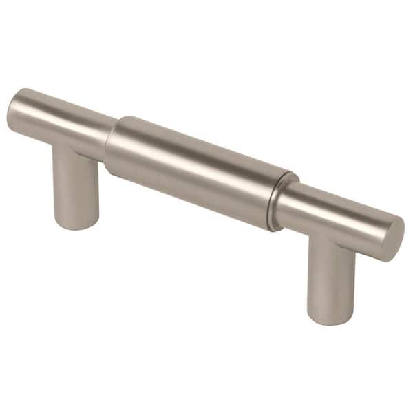 Liberty Modern Metal 3 in. (76 mm) Cabinet Drawer Pull in Stainless Steel Finish