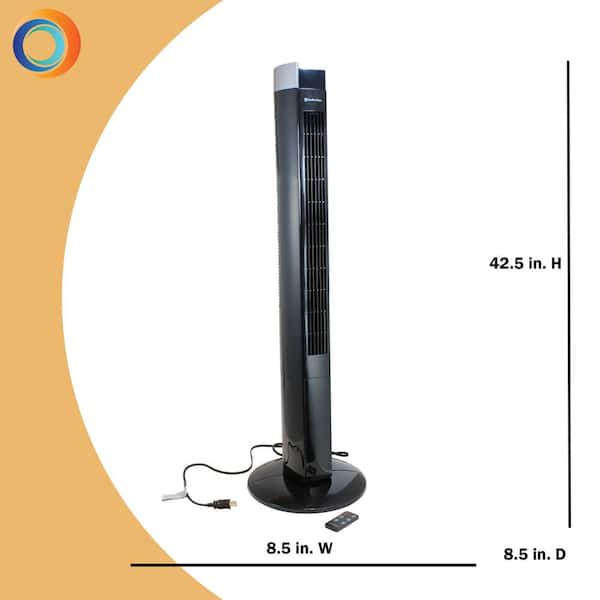 Comfort Zone 42 in. Tower Fan 