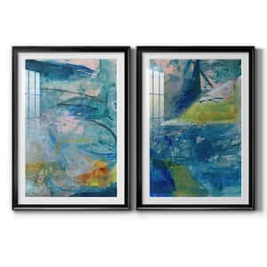 Spring Winds V by Wexford Homes 2-Pieces Framed Abstract Paper Art Print 26.5 in. x 36.5 in.