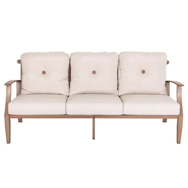 Nuu Garden 4-Pieces Aluminum Patio Conversation Set Sofa Set