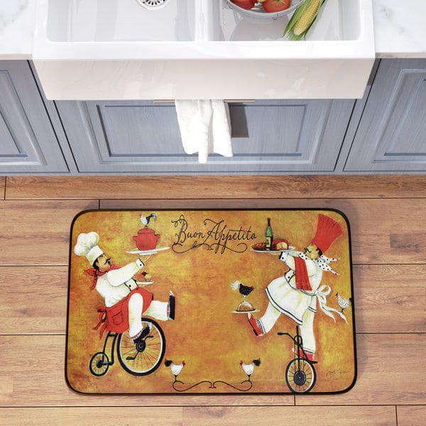 Cloud Comfort Bon Appetit 24 in. x 36 in. Anti-Fatigue Kitchen Mat