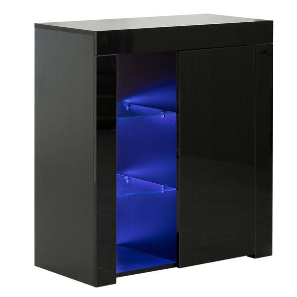 Black Storage Unit For Living Room
