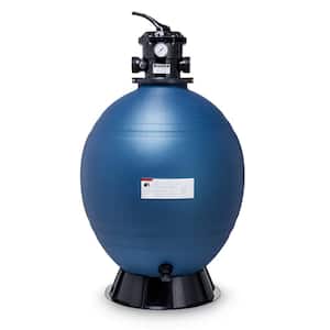 18 in. Top Mount Swimming Pool Sand Filter with 6-Way Valve 1.8 sq. ft.