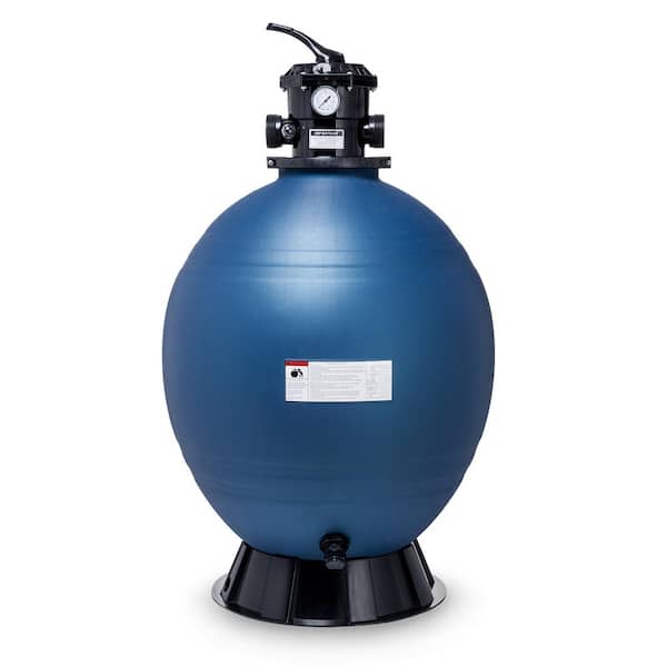 Northlight 18 in. Top Mount Swimming Pool Sand Filter with 6-Way Valve 1.8 sq. ft.