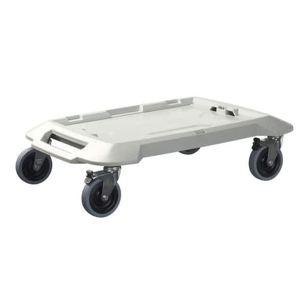 Bosch 3.25 in. 20 in. x 26 in. x L-Dolly 4-Wheeled Jobsite Mobility Cart for Click and Go L-Boxxes