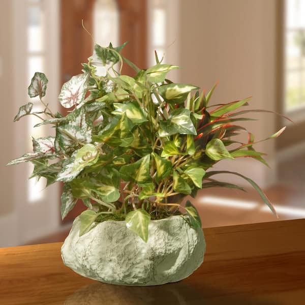 National Tree Company 9.1 in. Artificial Table Plant in Ceramic Pot