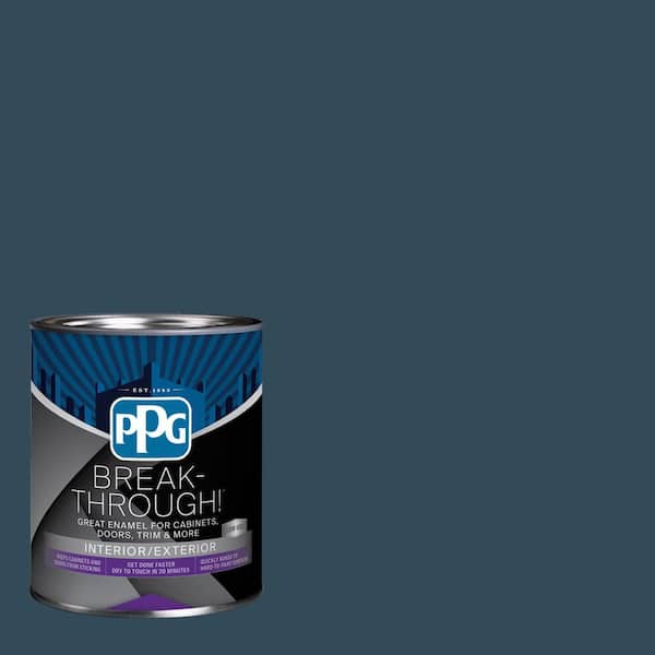 1 qt. PPG1153-7 Sailor'S Coat Satin Door, Trim & Cabinet Paint