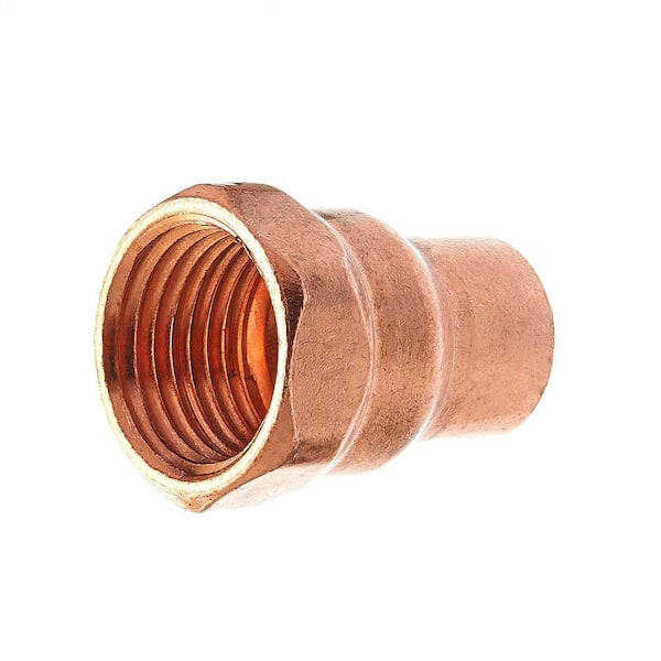 1/2" Copper Female Adapter Sweat Solder Joint C x FIP Bag of 25 