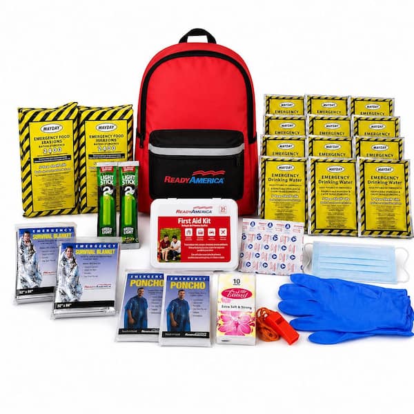 2-Person 3-Day Emergency Kit with Backpack