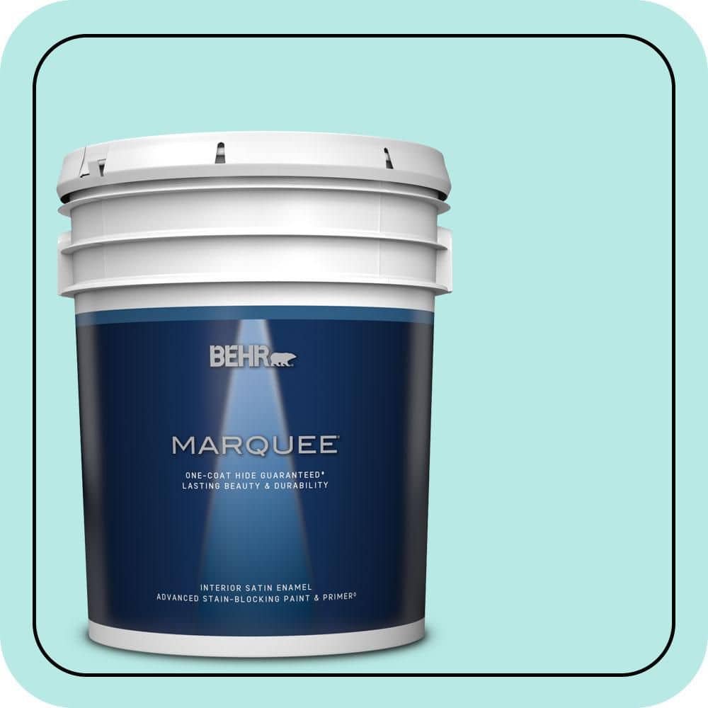 5 gal. #P450-2 Tahitian Breeze Satin Enamel Interior Paint & Primer price history on PriceWatchPro