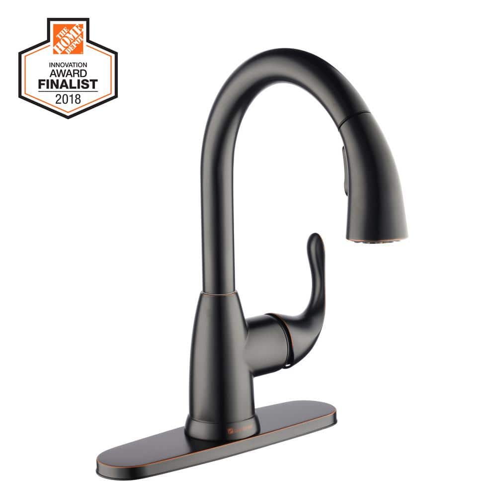 Dylan Bronze Single-Handle Pull-Down Kitchen Faucet