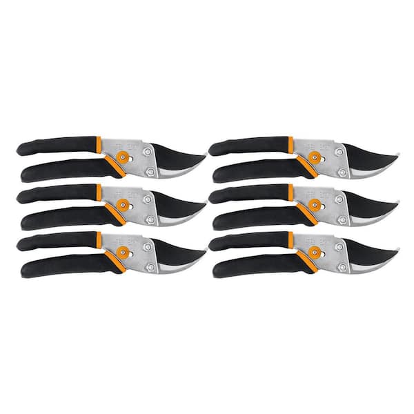 Fiskars 5/8 in. Cut Capacity 9 in. Classic Bypass Hand Pruning Shears (6-Pack)