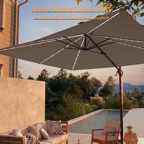 abba patio 8 x 10 feet rectangular cantilever umbrella Replacement Canopy for 8’ 10’ Patio – RipLock 350 up canopies JOYESERY 10 x 8 ft.