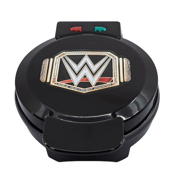 Uncanny Brands Black WWE Championship Belt American Waffle Maker