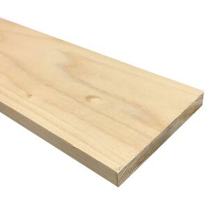 Weaber 1/2 in. x 6 in. x 3 ft. Hobby Board Kiln Dried S4S Oak Board (10 ...