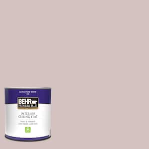 1 qt. #120E-2 French Taupe Ceiling Flat Interior Paint