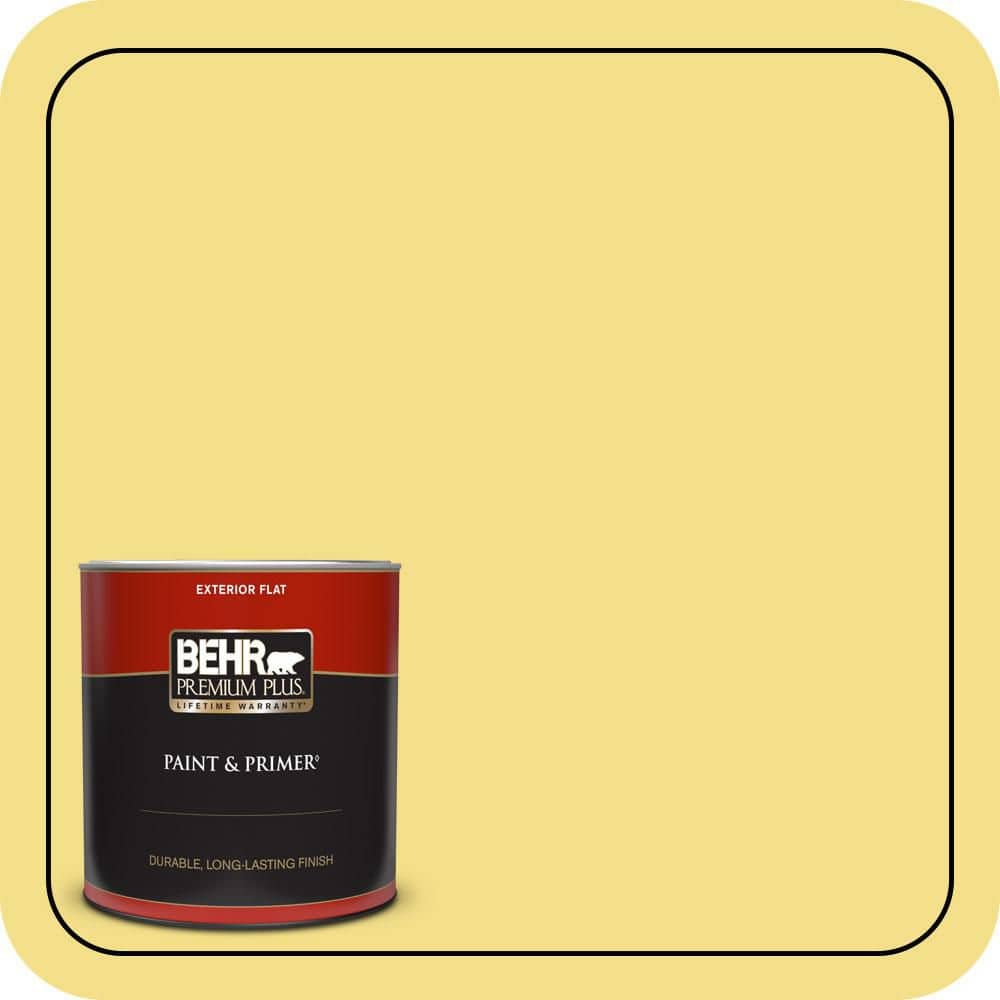 1 qt. Home Decorators Collection #HDC-SP16-03 Lemon Curd Flat Exterior Paint & Primer price history on PriceWatchPro