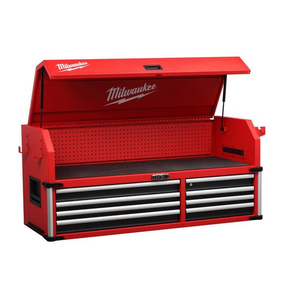 Milwaukee High Capacity 56 In 18 Drawer Tool Chest And Cabinet Combo 48 22 8556 The Home Depot