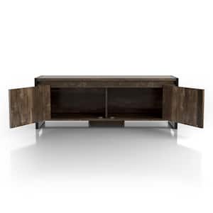Prue Brown Bench with Storage (17.7 in. H x 49.2 in. W x 16.45 in. D)