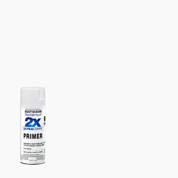 Rust-Oleum Painter's Touch 2X 12 oz. Flat White Primer General Purpose Spray Paint (6-Pack)