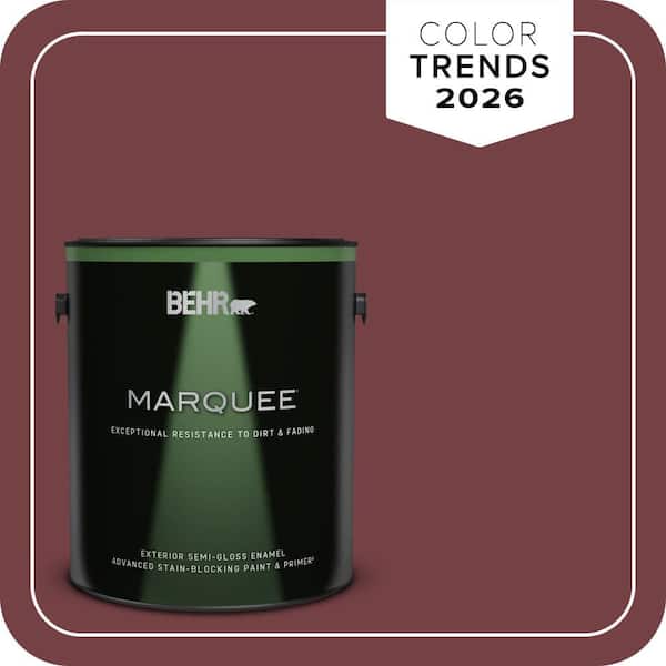 BEHR MARQUEE 1 gal. #MQ1-15 Rumors Semi-Gloss Enamel Exterior Paint & Primer