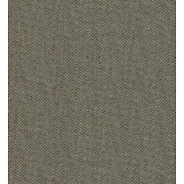 A-Street Prints Madoka Dark Grey Paper Weave Grasscloth Wallpaper Sample
