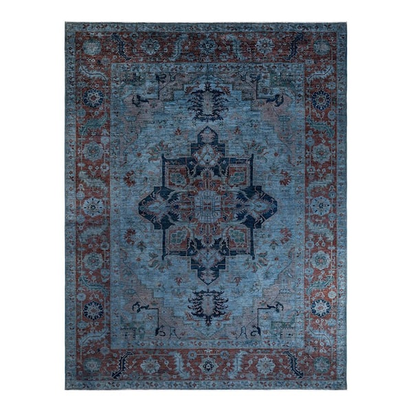 Solo Rugs Vibrance Gray 9 ft. x 12 ft. Solid Wool Indoor Area Rug