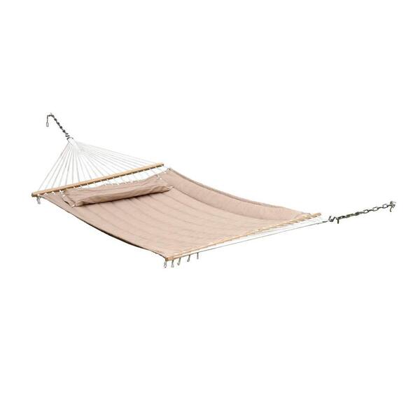 Smart Garden Monte Carlo 13 ft. Premium Poly Double Hammock in Taupe