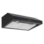 30 in. Ducted 440 CFM Under Cabinet Range Hood with LED Lights in Matte Black