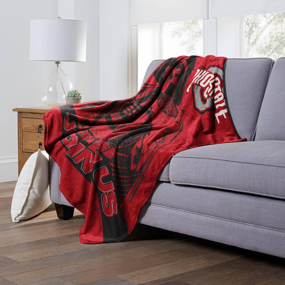 Star Wars Ohio State Red Polyester Throw Blanket