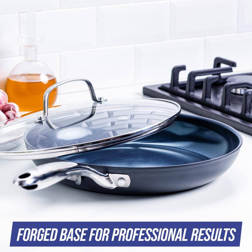 Blue Diamond 11" Hard Anodized Aluminum Frying Pan with Lid