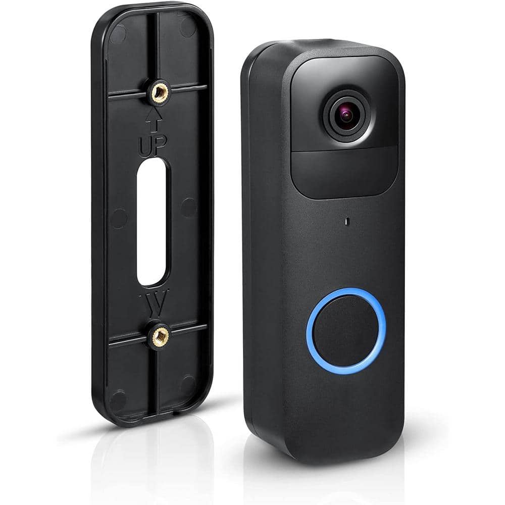 Anti-Theft Video Doorbell Mount ， No-Drill Mount Compatible Video Doorbell  4/3/3 Plus/2/1 an Blink Video Doorbell Adhesive Door Mount Kit (Black):  Amazon.co.uk: DIY & Tools