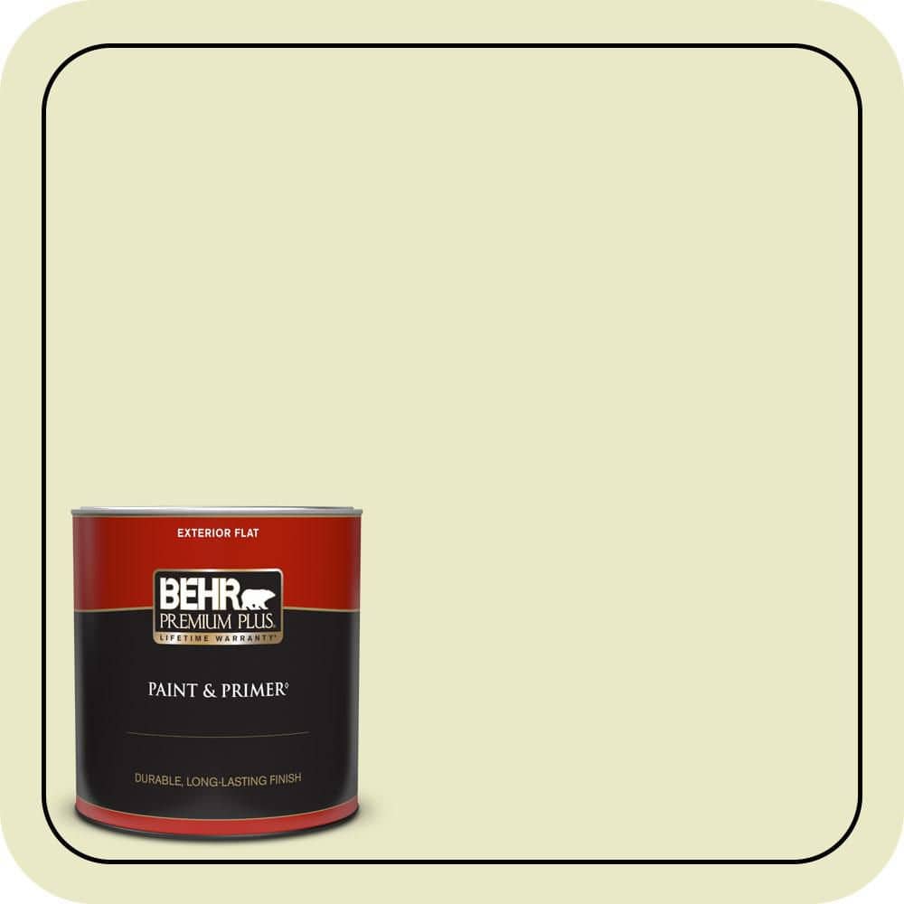 1 qt. #PPU9-16 Pale Celery Flat Exterior Paint & Primer price history on PriceWatchPro
